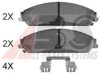 A.B.S. 37949 OE Brake Pad Set, disc brake